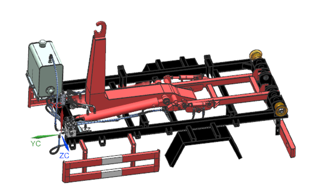 Whole Chain Tech-ek I+G-ren aurrerapena iragarri du Hook Lift arineko teknologian, II motako bilketa-txasisetarako esklusiboki eraikia